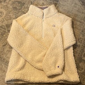 Champion fleece pullover 3/4 zip